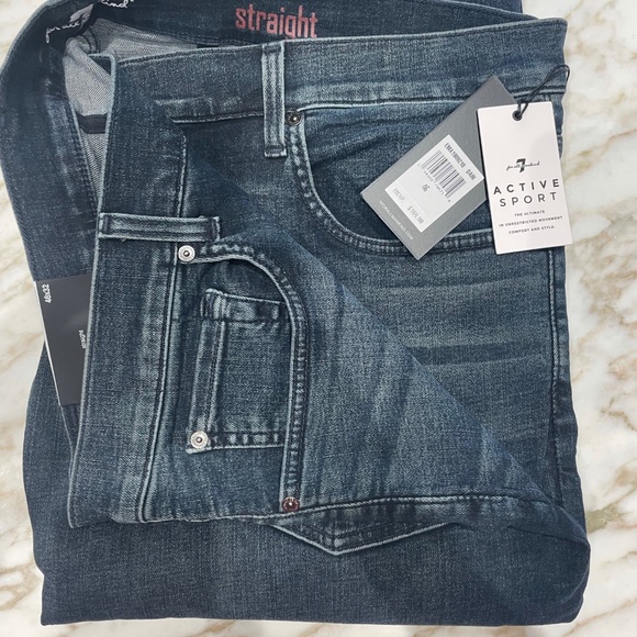 7 For All Mankind Active Sport Dark Indigo Wash